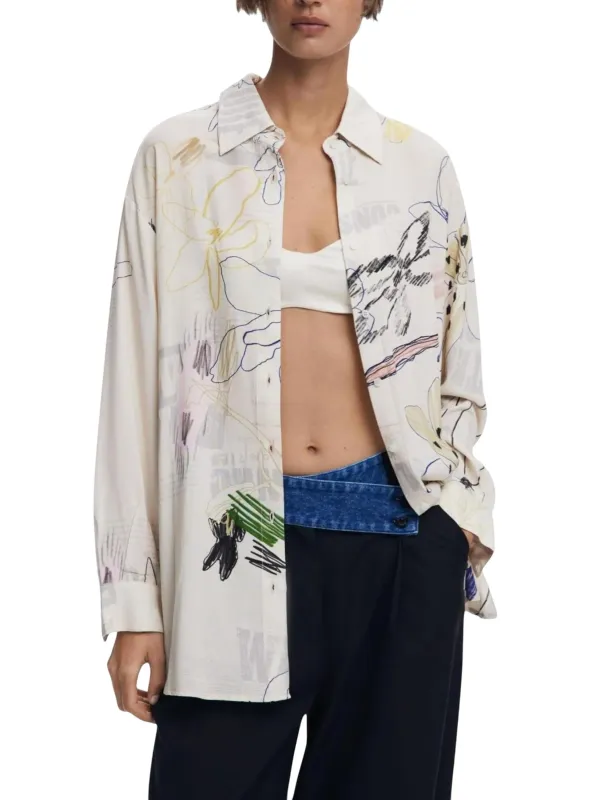 Desigual Damenhemd 490039 – Stilvoll & Einzigartig