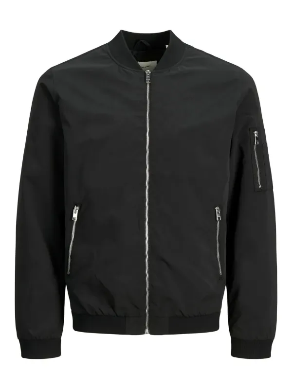 Schwarze Jack & Jones Bomberjacke Schwarze Jack & Jones Bomberjacke