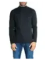 Jack & Jones schwarzer Rippstrick Pullover