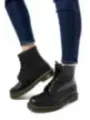 Schwarze Dr. Martens Lederstiefel