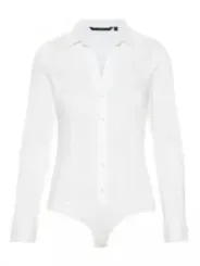 Weißes Vero Moda Hemd Body