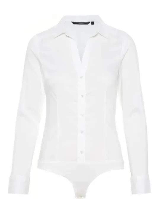 Weißes Vero Moda Hemd Body