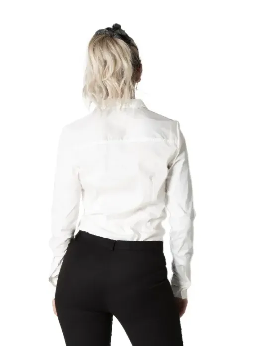 Schwarze, hochtaillierte Vero Moda Hose
