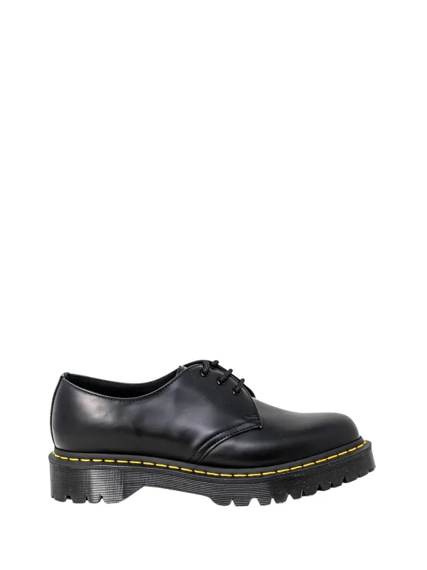 Schwarze Dr. Martens Lederstiefel Schwarze Dr. Martens Lederstiefel