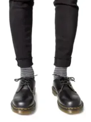Schwarze Leder Oxford Dr. Martens