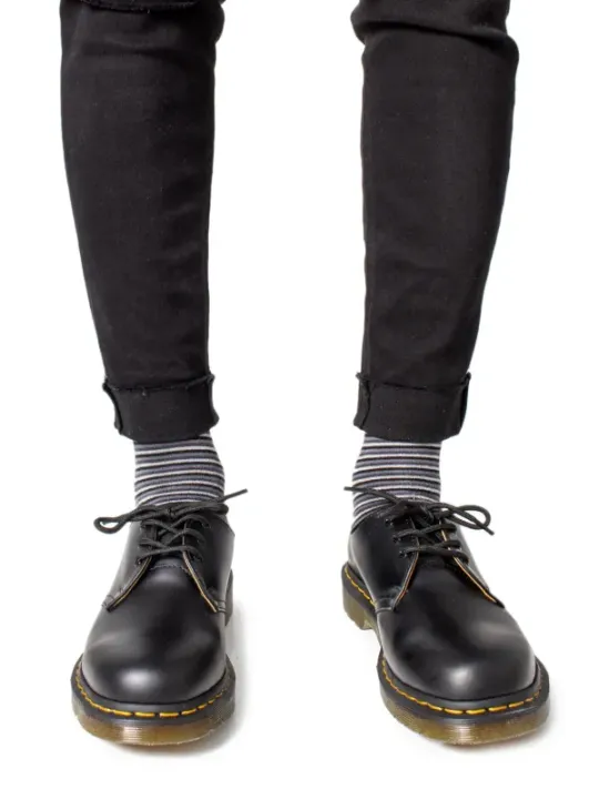 Schwarze Leder Oxford Dr. Martens