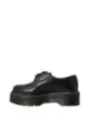 Schwarze Lederstiefel mit gelber Naht