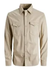 Tan Jack & Jones Herrenhemd