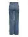 Helle blaue Jeans flache Vorderseite