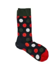 Navy Polka Dot Happy Socks