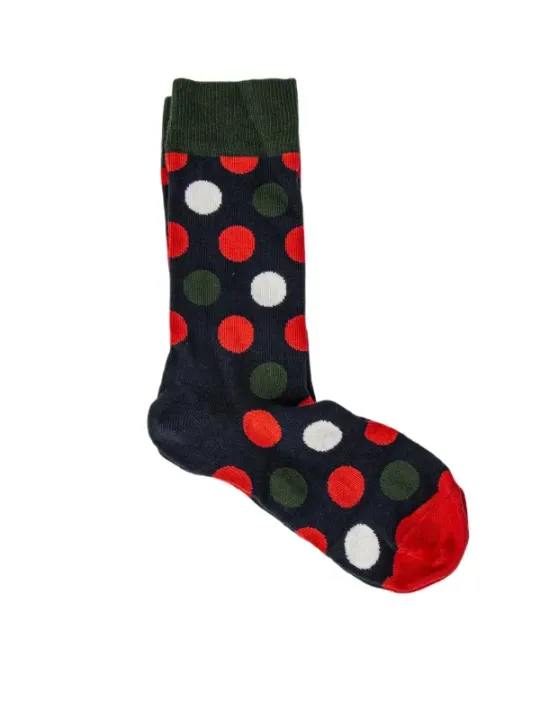 Navy Polka Dot Happy Socks
