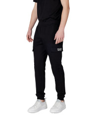 Schwarze Ea7 Trainingshose mit Logo