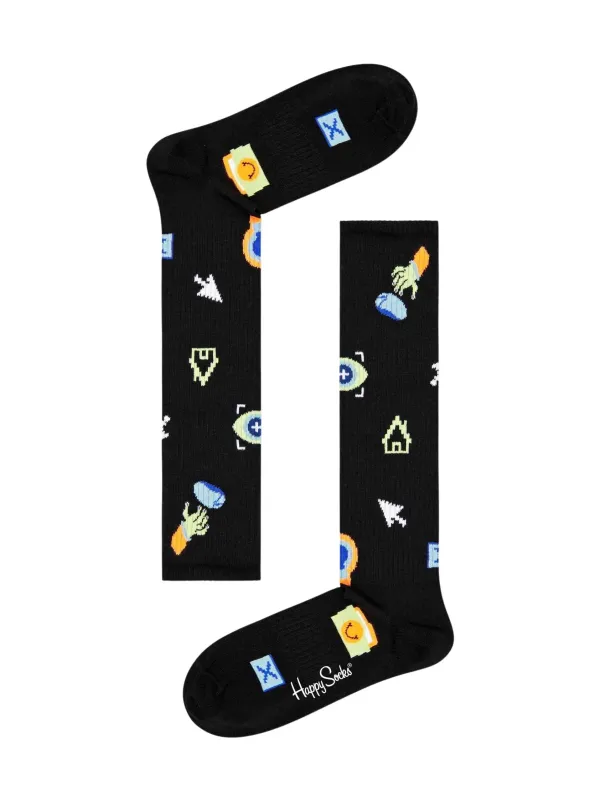 Hände-musterte Happy Socks knielange Design Hände-musterte Happy Socks knielange Design