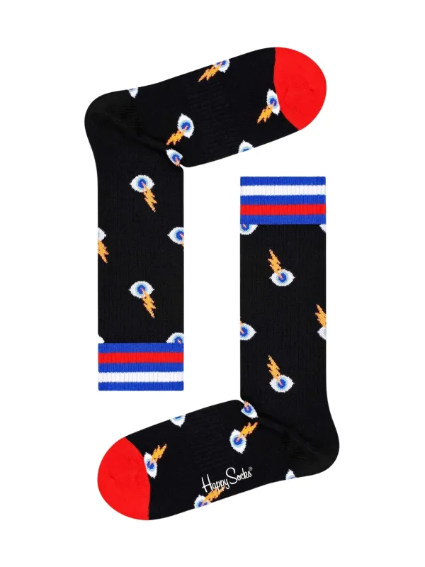 Blaue Augen Blitz Socken Happy Blaue Augen Blitz Socken Happy