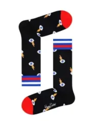 Schwarze Socken mit Augenmuster
