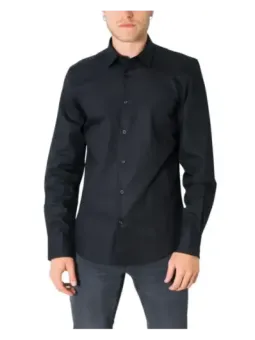 Schwarzes Antony Morato Slim-Fit Hemd