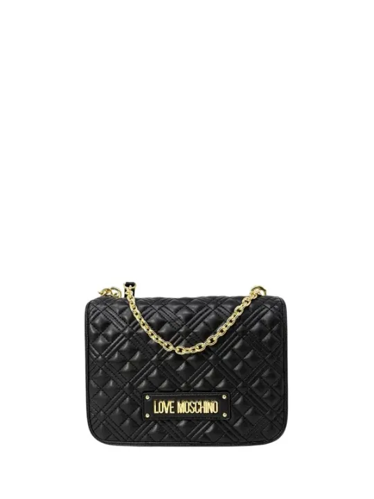 Schwarze gesteppte Love Moschino Schultertasche